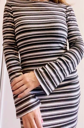 Vestido rayas brownie Talla S