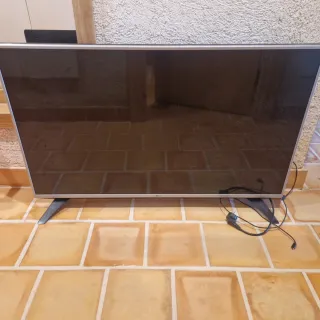 Televisor LG Negro y Plateado 43'