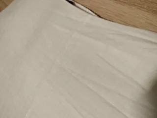 Blusa blanca bohemia oversize lisa suave