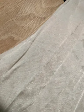 Blusa blanca bohemia oversize lisa suave