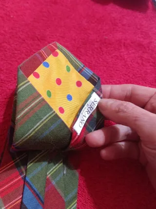 Corbata Ascot Tartán Multicolor