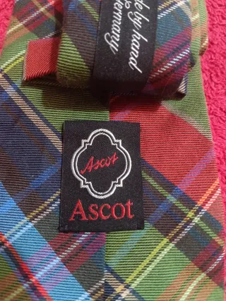 Corbata Ascot Tartán Multicolor