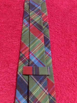 Corbata Ascot Tartán Multicolor