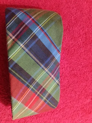 Corbata Ascot Tartán Multicolor