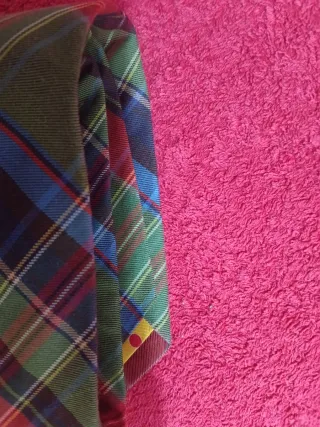 Corbata Ascot Tartán Multicolor