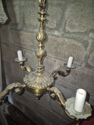 Lámpara Vintage 4 y 6 Brazos