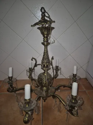 Lámpara Vintage 4 y 6 Brazos