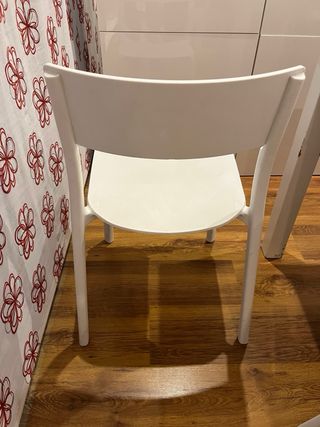 Mesa y 4 Sillas IKEA Blanca