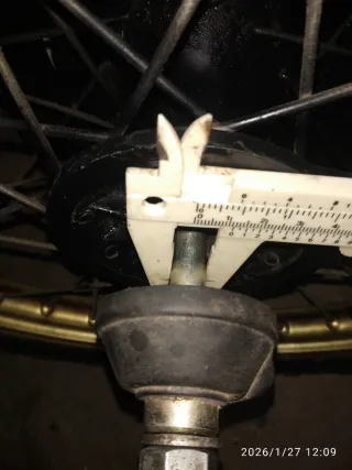 Llanta delantera de Rieju RR.