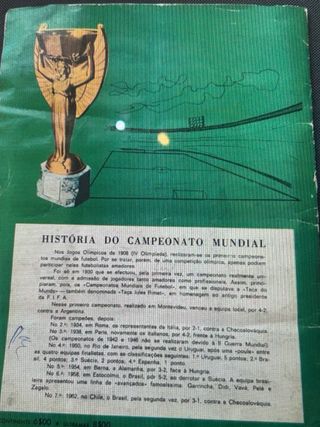 Album Mundial Futbol 1966 Disgra