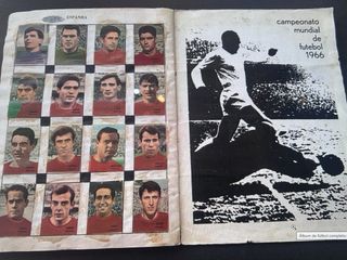 Album Mundial Futbol 1966 Disgra