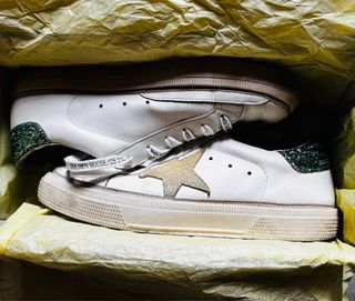 Zapatillas Golden Goose GGDB Blancas Glitter