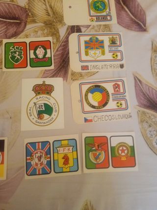 Cromos de fútbol antiguos