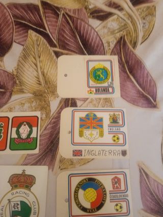 Cromos de fútbol antiguos