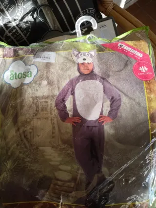 Disfraz Lobo Atosa Infantil Talla 3-4 años.