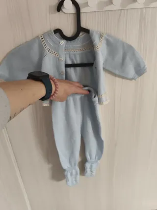 Conjunto bebé azul 1 mes