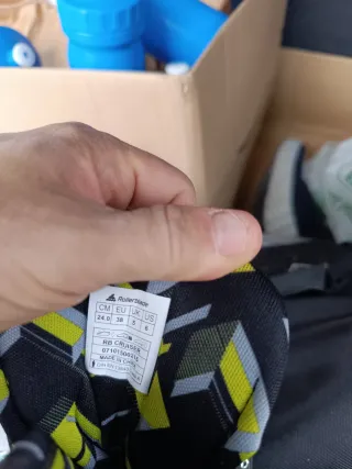 Patines en línea Rollerblade y casco