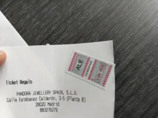 Charm Pandora Stitch Azul y Morado