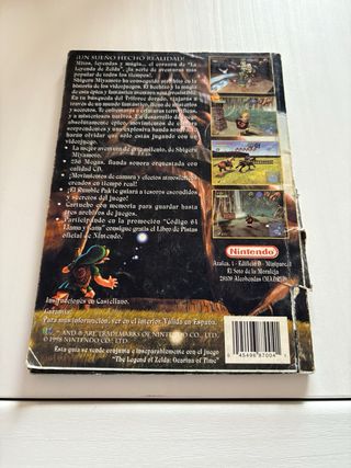 Zelda Ocarina of Time - Juego, Manual y Guía