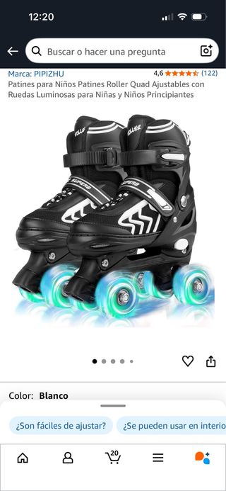 Patines Roller Quad Niños Ajustables