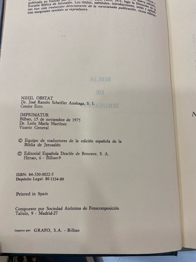 Nueva Biblia de Jerusalén (Spanish Edition)