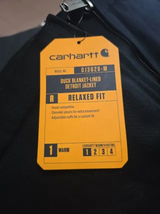 Chaqueta Carhartt Negra Modelo: Detroit Jacket