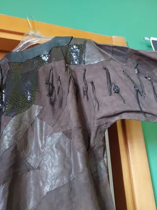 Blusa/vestito pelle vintage anni '80