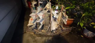 Galeone in legno