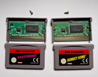 Juegos GBA Donkey Kong y Excitebike