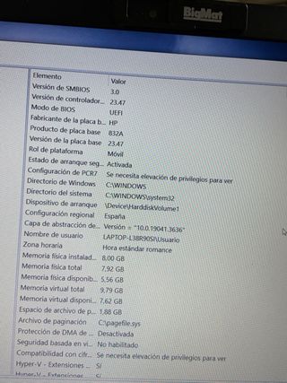 Ordenador Portátil HP 250 G6 Plata y Negro