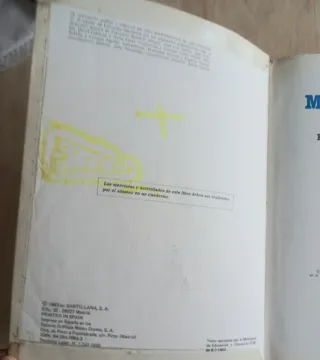 Libro santillana 7 EGB matemáticas