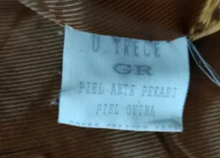 Chaqueta Piel Ovino Talla XL