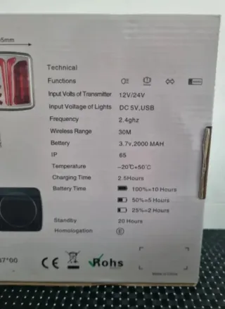 Kit Luces LED Inalambricas para Remolque