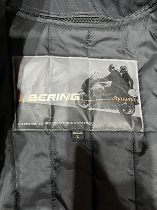 Chaqueta de Moto Bering piel Negra