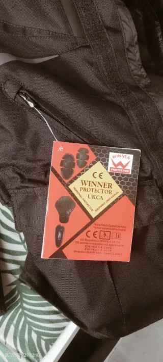 Chaqueta Moto MZone Nekma Negra XXL. Nueva