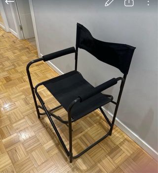 4 Sedie Pieghevoli Nere