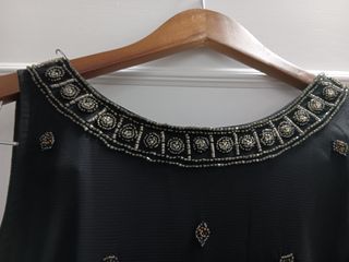 Vestido Lio de Faldas Negro Talla M