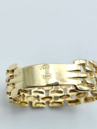 Anillo Oro 18K Bismark 2,42gr T-15