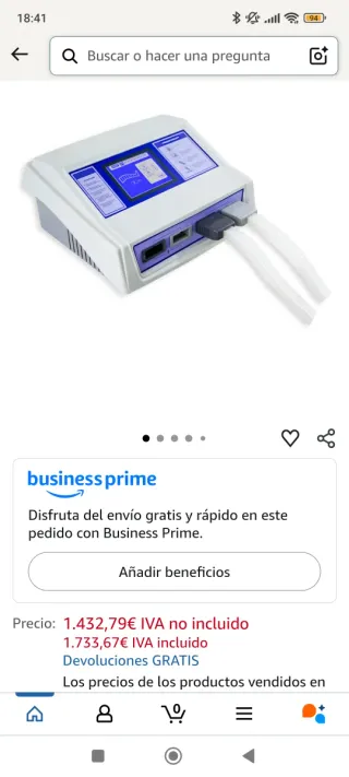 Equipo de preso-terapia