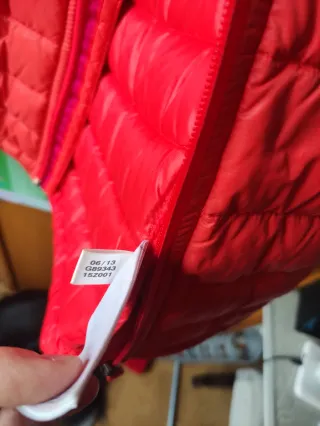 Chaqueta Adidas Terrex mujer plumas. Talla M/L