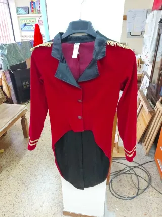 Disfraz Jefe Pista Circo Rojo y Negro