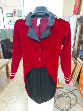 Disfraz Jefe Pista Circo Rojo y Negro