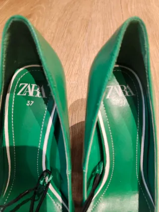 Zapatos de tacón verdes