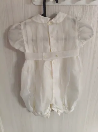 Pelele Bautizo Blanco