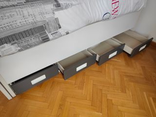 Cama nido con cajones inferiores