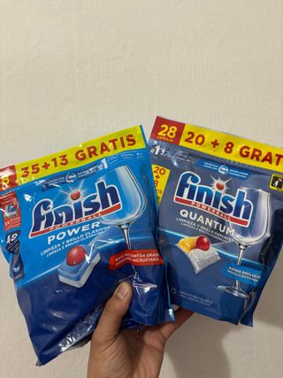 Finish Powerball Quantum Cápsulas Lavavajillas