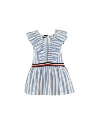 Vestido Polo Niña Rayas Nelblu