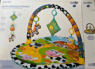 Manta Gimnasio Granja Juguettos Bebé