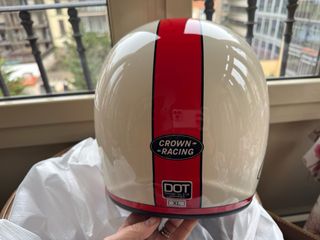 Casco Moto Integral Vintage