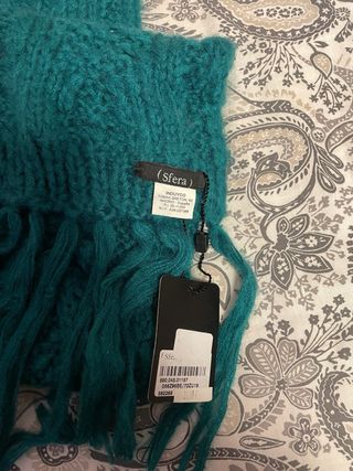 Bufanda tejida mujer